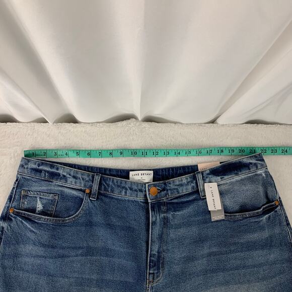 Lane Bryant Women's Plus High Rise Distressed Jeans Size 20 - Picture 4 of 9